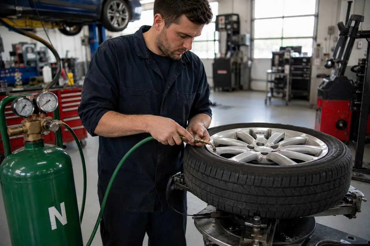 Nitrogen Tire Inflation at Big O Tires Agassiz